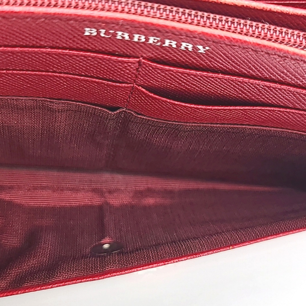 Burberry Nova Check embossed leather long wallet - Picture 11 of 16